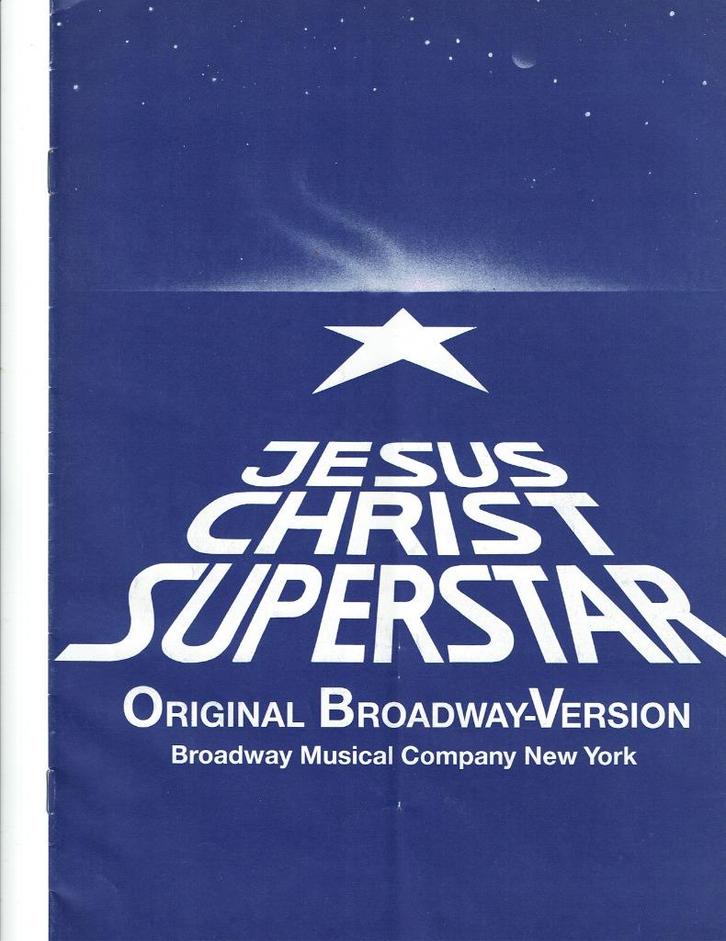 Programmaboek Rockopera Jesus Christ Superstar, Boeken, Kunst en Cultuur | Dans en Theater, Zo goed als nieuw, Ballet of Musical