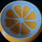 2 nieuwe gele stenen katten of kleine honden voerbakjes, Dieren en Toebehoren, Ophalen of Verzenden, Nieuw