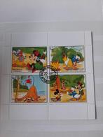 Sharjah 1972, Disney Donald Duck, Pluto,, Postzegels en Munten, Postzegels | Azië, Ophalen of Verzenden, Gestempeld, Midden-Oosten