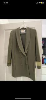 Leger groen colbert met goud, Maat 38/40 (M), Elisabetta Franchi, Ophalen of Verzenden, Jasje