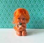 Vintage 70’s karakter popje Japan, Verzamelen, Poppen, Gebruikt, Ophalen of Verzenden, Nvt, Pop