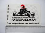 sticker Veendam kart racing karten karting retro race, Verzenden
