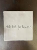 Tegel 13-13cm, Zo goed als nieuw, Minder dan 5 m², Wandtegels, Keramiek