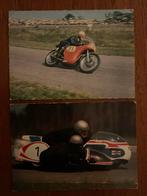 Twee ansichtkaarten vintage motorrace, Ophalen of Verzenden, Gebruikt, Motoren