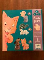 Djeco vloerpuzzel 4/6/9/12 stuks muis en vrienden, Ophalen of Verzenden, 10 tot 50 stukjes, Zo goed als nieuw