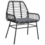 Tuinstoelen 2 st met kussens poly rattan, Ophalen of Verzenden, Nieuw