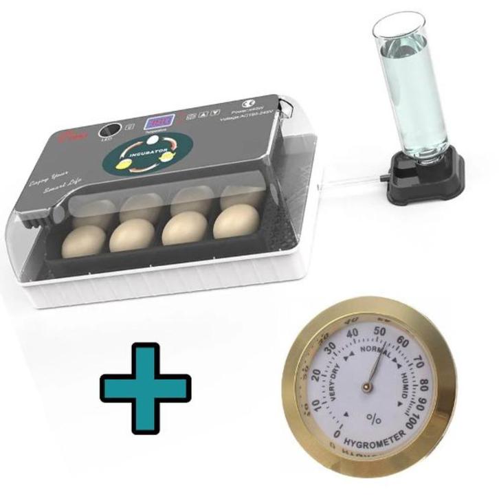 Broedmachine 12 Ei +  hygrometer + gratis broedeieren, Dieren en Toebehoren, Pluimvee | Toebehoren, Nieuw, Broedmachine, Ophalen of Verzenden