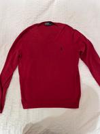 Ralph Lauren V-Neck Sweater Rood, Maat 48/50 (M), Zo goed als nieuw, Ralph Lauren, Ophalen