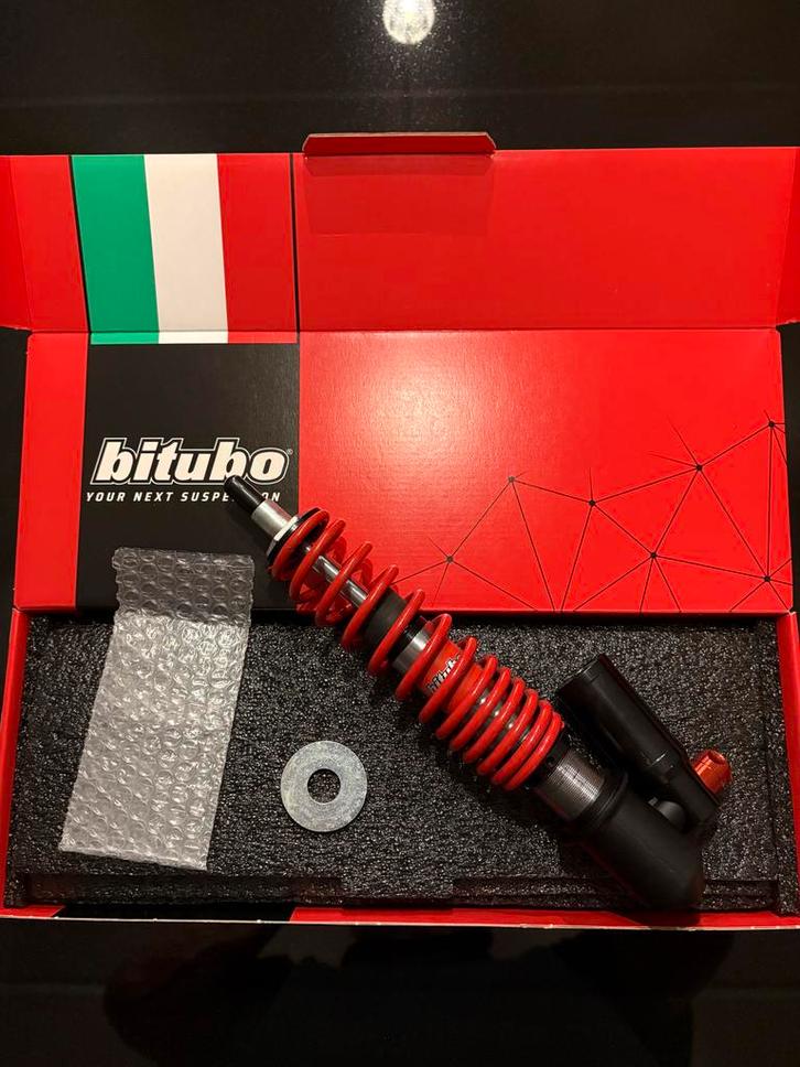 Bitubo voorschokdemper Vespa GTS 125/300/310 ABS ALS NIEUW, Motoren, Accessoires | Overige, Zo goed als nieuw, Ophalen of Verzenden