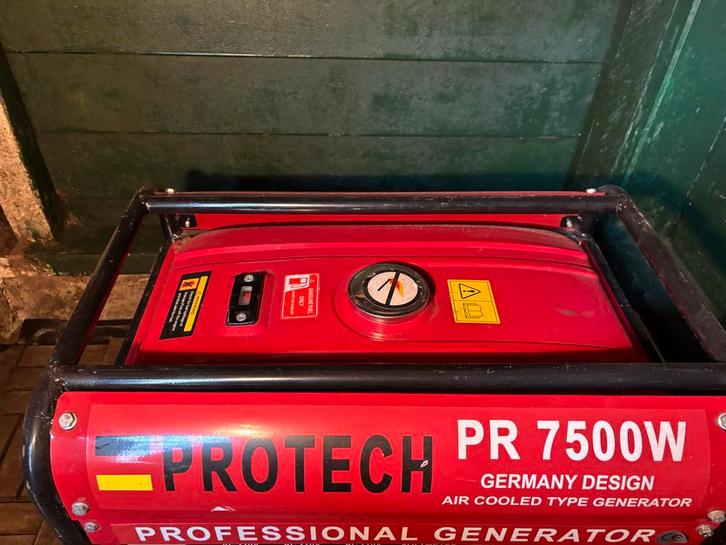 Protect Aggregaat PR 7500W, Hobby en Vrije tijd, Elektronica-componenten, Gebruikt, Ophalen
