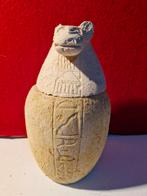 Egyptische Canope urn Hapy Zandsteen Egyptian Jar, Ophalen of Verzenden