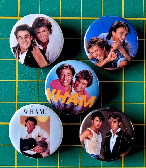 Wham!/George Michael buttons, Verzamelen, Muziek, Artiesten en Beroemdheden, Nieuw, Overige typen, Verzenden
