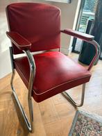 Gilbert Rohde style Bauhaus Feuteuil, Huis en Inrichting, Gebruikt, Bauhaus, Leer, Ophalen of Verzenden