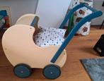 Antieke houten poppenkar, Kinderen en Baby's, Speelgoed | Houten speelgoed, Ophalen, Zo goed als nieuw