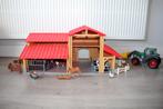 mooie grote Schleich boerderij dieren tractor enz., Ophalen of Verzenden, Gebruikt, Poppenhuis