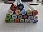 Set van 20 Copic Markers, Ophalen of Verzenden, Gebruikt, Potlood of Stift