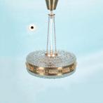 Vintage glazen hanglamp l Vitrika for Orrefors glass pendant, Ophalen of Verzenden, Zo goed als nieuw, Glas, Deens design