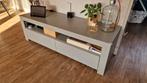 Houten TV-kast meubel grijs groen 150cm x 50cm x 47cm, Huis en Inrichting, Ophalen, Gebruikt, Grenenhout, 100 tot 150 cm
