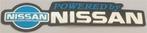 Powered by Nissan metallic sticker #2, Auto diversen, Autostickers, Ophalen of Verzenden