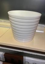 Z.G.A.N. Witte Bloempot - Keramiek, Ophalen of Verzenden, Halfschaduw, Minder dan 100 cm