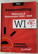 ExamenOverzicht - Samenvatting Examenstof Wiskunde B VWO, Boeken, Schoolboeken, Gelezen, VWO, Ophalen of Verzenden, ExamenOverzicht