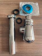 Syfon kunststof kleur chroom geen metaal, Ophalen of Verzenden, Nieuw, Chroom, Toilet