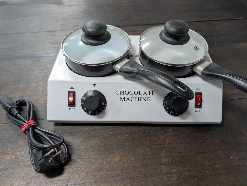 Chocolade Machine met Pannetjes, Ophalen of Verzenden, Gebruikt