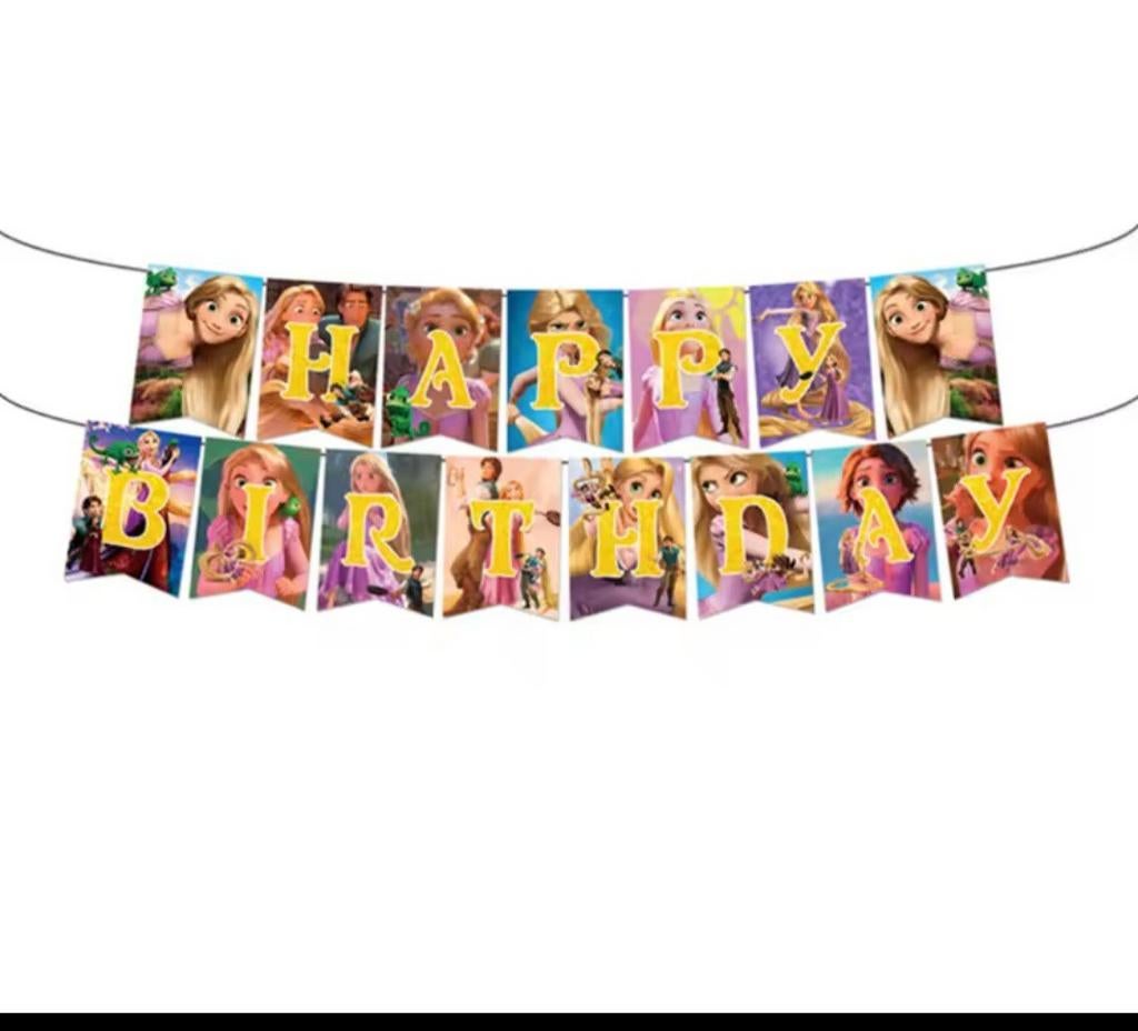 Nieuwe Rapunzel Verjaardagsslinger, Ophalen of Verzenden