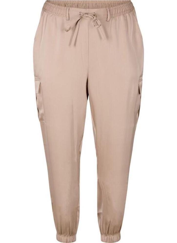 7934 Cargobroek van Zizzi maat XL (54/56), Kleding | Dames, Grote Maten, Nieuw, Broek of Spijkerbroek, Beige, Verzenden