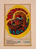 Madurodam Holland vintage logo sticker pretpark park RARE 2, Verzamelen, Stickers, Ophalen of Verzenden, Gebruikt, Overige typen