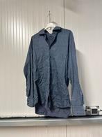 Blauw grijze mannen blouse maat xxl, Ophalen of Verzenden, Zo goed als nieuw, Blauw, Overige halswijdtes