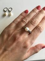 Ring zilver 925 Anna nina parel pearl ring, Nieuw, 18 tot 19, Ophalen of Verzenden, Dame