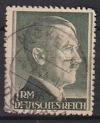 Duitse Rijk 1944 Adolf Hitler 1 Reichsmark, Verzenden, Gestempeld, Overige thema's