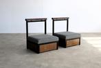 vintage stoelen | bidstoel | jaren 50, Hout, Gebruikt, ., Ophalen of Verzenden