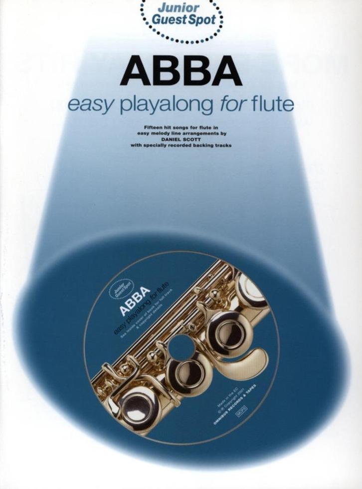 dwarsfluit:  ABBA easy  for flute + cd-LEUK!, Muziek en Instrumenten, Bladmuziek, Zo goed als nieuw, Artiest of Componist, Dwarsfluit of Piccolo