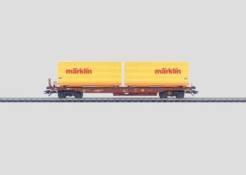Marklin H0 OVP 47442 Draaiwagen met wisselbakken Marklin DB, Hobby en Vrije tijd, Modeltreinen | H0, Zo goed als nieuw, Wagon