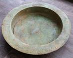 Antiek Bodemvondst GROOT Koperen Wasbekken Doopvont Schaal, Ophalen of Verzenden, Koper