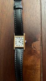 Seiko Quartz horloge tank model, Sieraden, Tassen en Uiterlijk, Horloges | Dames, Seiko, Staal, Verzenden, Leer