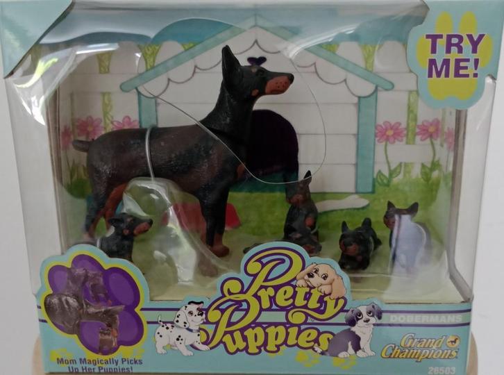 Dobermann Pincher Pretty Puppies speelgoed, Kinderen en Baby's, Speelgoed | Overig, Jongen of Meisje, Ophalen of Verzenden