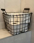 Draadmandje bruin, Huis en Inrichting, Woonaccessoires | Schalen en Manden, Ophalen, Zo goed als nieuw, Rechthoekig, Hout