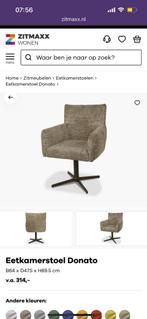 Draaibaar eetkamer stoel, Huis en Inrichting, Stoelen, Ophalen, Nieuw, Grijs, Vijf, Zes of meer stoelen