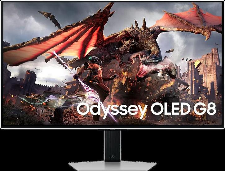 Samsung Odyssey OLED G8 G80SD 32" (DG802) Zilver z.g.a.n, Computers en Software, Monitoren, Zo goed als nieuw, 201 Hz of meer
