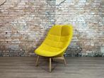 Hay Uchiwa geel bij TheReSales, Huis en Inrichting, Fauteuils, Hout, 75 tot 100 cm, Ophalen of Verzenden, Zo goed als nieuw