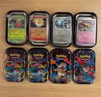Pokémon Mega Evolution tins met 50 kaarten (CADEAU TIP), Ophalen of Verzenden, Zo goed als nieuw, Meerdere kaarten