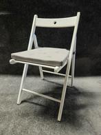 2x Terje Klapstoelen | inclusief kussentjes | Hout / Wit, Huis en Inrichting, Stoelen, Ophalen, Gebruikt, Twee, Wit