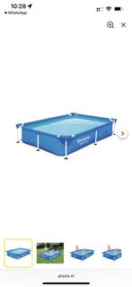 Bestway zwembad 221 x 150 x 43 cm met pomp, Tuin en Terras, Zwembaden, Ophalen, Gebruikt, Minder dan 80 cm, Minder dan 200 cm