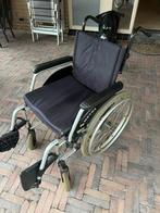 Een inklapbare Meyra rolstoel met zitkussen., Diversen, Ophalen of Verzenden, Gebruikt, Duwrolstoel