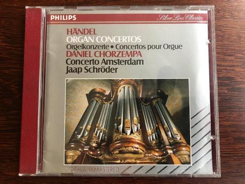 ( Händel Organ Concertos / Daniël Chorzempa Jaap Schröder, Cd's en Dvd's, Cd's | Klassiek, Zo goed als nieuw, Ophalen of Verzenden