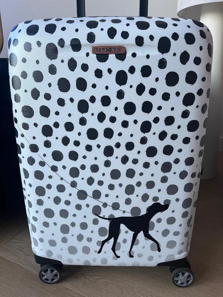 Samsonite Koffer spinner, Sieraden, Tassen en Uiterlijk, Koffers, Gebruikt, Hard kunststof, 50 tot 60 cm, Minder dan 35 cm, Slot