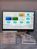 Nintendo Wii met dans/zang spellen en controllers!, Gebruikt, Overige genres, Eén computer, Ophalen of Verzenden